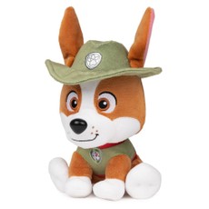 PAW PATROL Pliušinis šuniukas TRACKER, 15 cm PAW PATROL Pliušinis šuniukas TRACKER, 15 cm