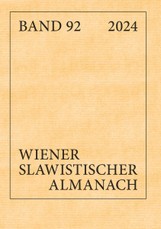 Wiener Slawistischer Almanach Band 92/2024