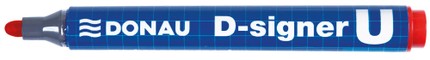 Žymeklis permanentinis  raudonas  U
