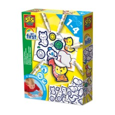 SES MY FIRST Lipdukų spalvinimo rinkinys