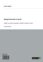 Bilingual Education in the US