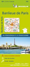 Michelin Vororte von Paris. Straßen- und Tourismuskarte 1:53.000