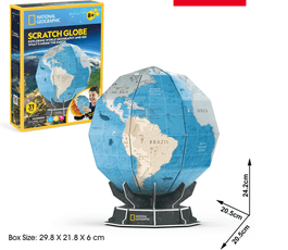 CUBICFUN 3D dėlionė „Scratch Globe"