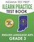 INDIANA TEST PREP ILEARN Practice Test Book English Language Arts Grade 3
