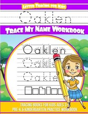 Oaklen Letter Tracing for Kids Trace my Name Workbook