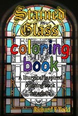 Stained Glass Coloring Book