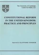 Constitutional Reform in the UK