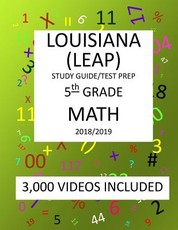 5th Grade LOUISIANA LEAP, 2019 MATH, Test Prep