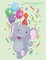 Birthday Party Animals Coloring Book 1