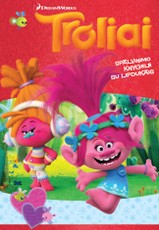 Troliai. Spalvinimo  knyga su lipdukais