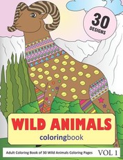 Wild Animals Coloring Book