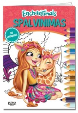 Enchantimals. Spalvinimas su lipdukais