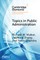 Topics in Public Administration