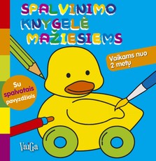 Spalvinimo knygelė mažiesiems (ančiukas)