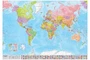 Pasaulis. Sieninis politinis žemėlapis, laminuotas 1:29 000 000