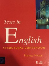 Tests in English. Structural conversion