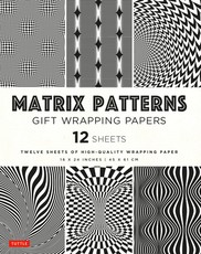 Matrix Patterns Gift Wrapping Papers - 12 Sheets