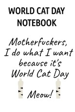 World Cat Day Notebook