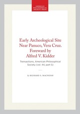 Early Archeological Site Near Panuco, Vera Cruz. Foreward by Alfred V. Kidder