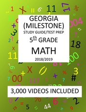 5th Grade GEORGIA MILESTONE 2019 MATH, Test Prep