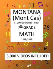 7th Grade MONTANA Mont Cas, 2019 MATH, Test Prep