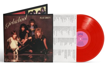 Vinilinė plokštelė LP GIRLSCHOOL „Play Dirty“ (Red Vinyl)