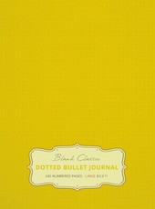 Large 8.5 x 11 Dotted Bullet Journal (Banana #5) Hardcover - 245 Numbered Pages