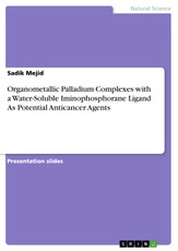 Organometallic Palladium Complexes with a Water-Soluble Iminophosphorane Ligand As Potential Anticancer Agents
