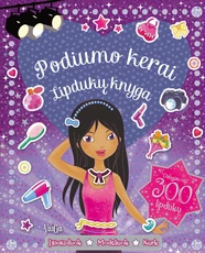 Podiumo kerai. Lipdukų knyga