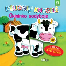 Ūkininko sodyboje. Dėlionių knyga