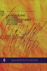 Language and Culture: Language Studies as Academic Culture