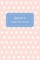 Kacie's Pocket Posh Journal, Polka Dot