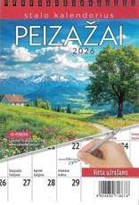Stalo kalendorius 2026. Peizažai