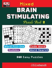 Mixed Brain Stimulating Puzzle Book 2