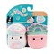 SQUISHMALLOWS Šuns žaislai, 9 cm, 2 vnt.