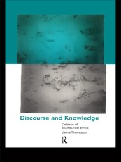 Discourse and Knowledge