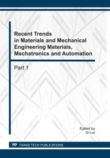 Recent Trends in Materials and Mechanical Engineering Materials, Mechatronics and Automation