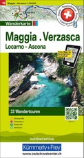 Maggia, Verzasca, Locarno-Ascona Touren-Wanderkarte Nr. 18