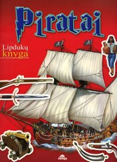 Piratai: lipdukų knyga
