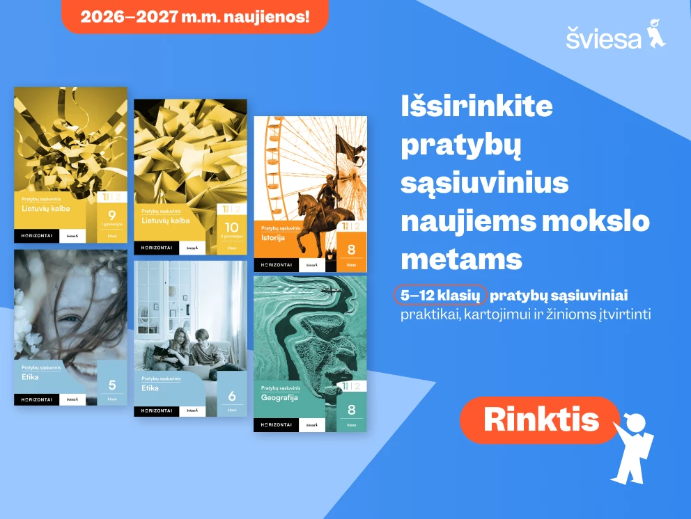 Leidyklos „Šviesa“ pratybos 5-12 kl.