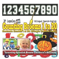 Counting Brooms 1 to 20 Counting Bats 1 to 20. Bilingual Spanish-English