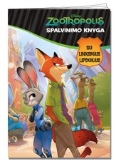 Zootropolis. Spalvinimas su lipdukais