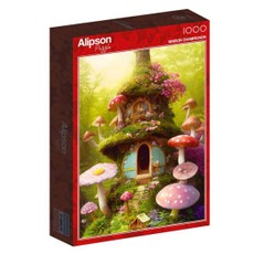 Dėlionė „Grybų namelis“, 1000 detalių