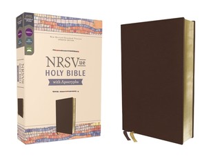 Nrsvue, Holy Bible with Apocrypha, Leathersoft, Brown, Comfort Print