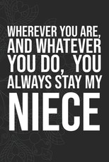 Wherever you are, And whatever you do, You always Stay My Niece