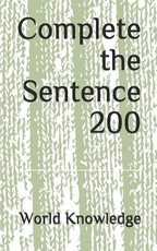 Complete the Sentence 200