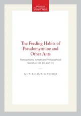 The Feeding Habits of Pseudomyrmine and Other Ants