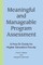 Meaningful and Manageable Program Assessment