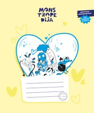 Sąsiuvinis MONSTROPEDIJA. DRAUGAI, 12 l., linijomis