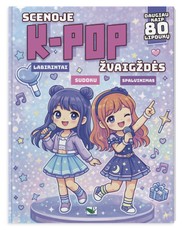Scenoje K-POP žvaigždės. Daugiau kaip 80 lipdukų